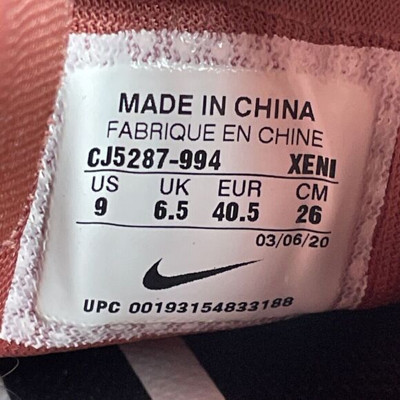 Nike Pegasus 36 Womens Size 9 Blue Black red Athletic Shoes Running - Picture 10 of 10